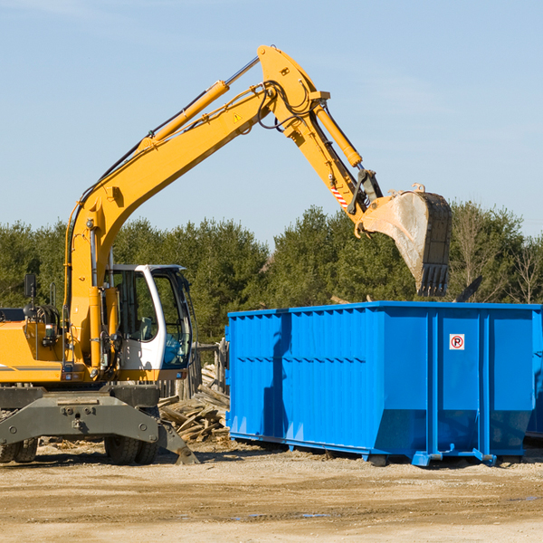 what happens if the residential dumpster is damaged or stolen during rental in Ranchette Estates TX